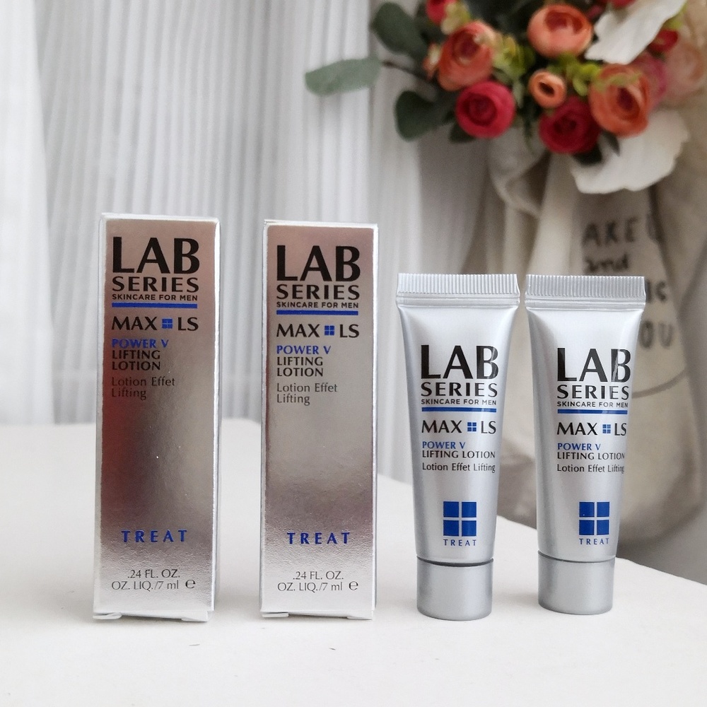 2 New Lab Series Max LS Power V Lifting Lotion SAMPLE, 0.24fl.oz. / 7ml